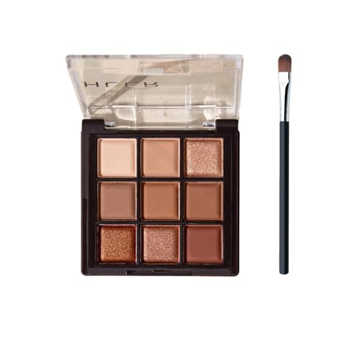 ZWWOGE Palette Maquillage Yeux, Fards à Paupières, Pinceau à Ombre à Paupières Noir Inclus, Ombres à Paupières Crémeuses Hautement Pigmentées, Longue...