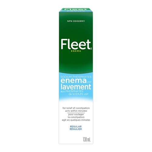 Fleet Saline Enema - 1 Count (130ml) - Laxatives for Constipation...