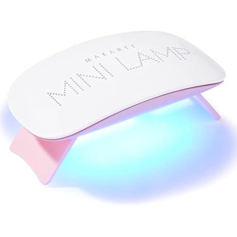 Makartt LED Mini Nail Lamp, Nail Dryer 6W UV Lamps for Gel Nails Nail Light Curing Lamp with 60s Timer USB for Gel Nail Polish Travel Gel Nail Led Lamp Gift for Valentine's Day Mother's Day Cover