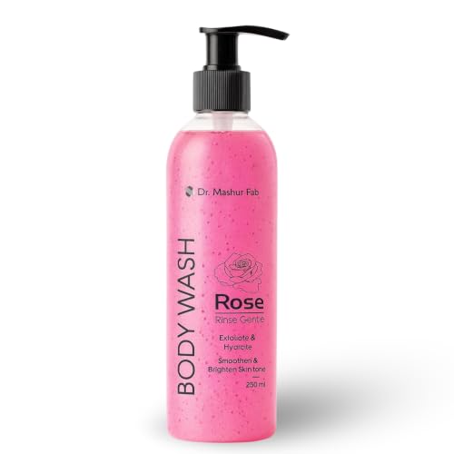 Image of Rose Body Wash - Gentle Hydrating Cleanser with Natural Rose Essence | Brightens & Softens Skin | 250ml