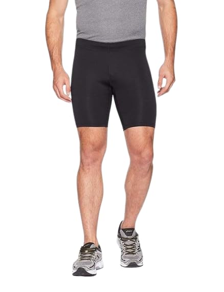 Image of Mens Activewear Skin Tight Solid Shorts