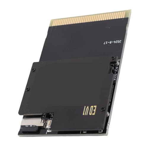 EBTOOLS - Multi Game Cartridge for PC Engine, 1000 in 1 Black Gold Board Game Flash Cartridge Card, with 8G Memory Card, Game Cartridge Expansion Card for TurboGrafx 16