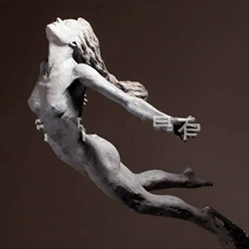 Ornaments Statues Faith Jumping Bronze Sculpture Girl Yearning For Liberty Statue Resin Ornaments Home #TOP1