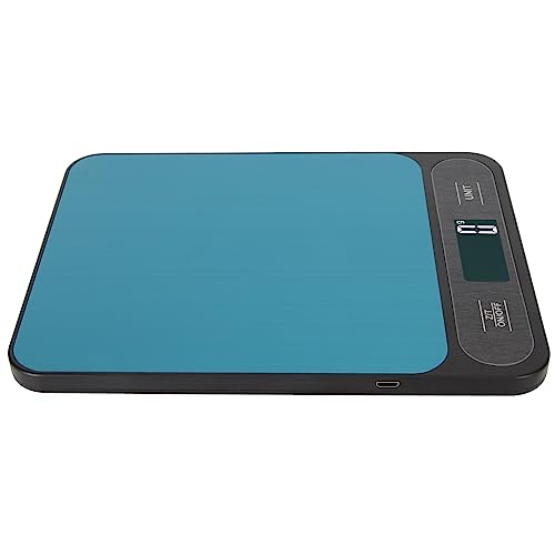 Báscula de Cocina Inteligente, Acero Inoxidable, Recargable, Fácil de Limpiar, Báscula Digital para Alimentos, Resistente Al Polvo, Resistente Al Deslizamiento, 10 Kg/1 G para Báscula de Cocina Inteligente, Acero Inoxidable, Recargable, Fácil de Limpiar, Báscula Digital para Alimentos, Resistente Al Polvo, Resistente Al Deslizamiento, 10 Kg/1 G para
