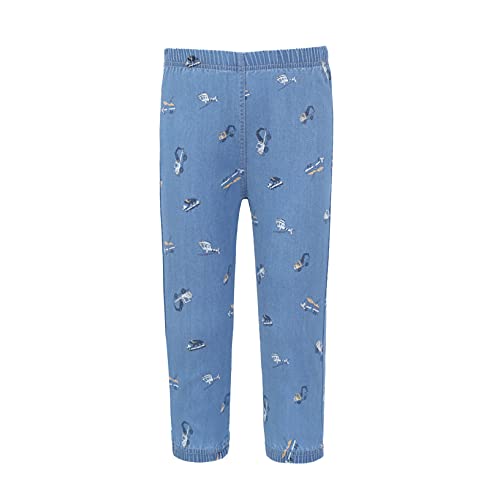 Kaerm Kids Girls Boys Jogger Pants Cartoon Long Denim Pants Active Sweatpants Casual Trousers Leggings - Main Image
