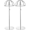Amazon.com: uxcell Metal Hat Display Stand 2 Pack Adjustable Tabletop ...