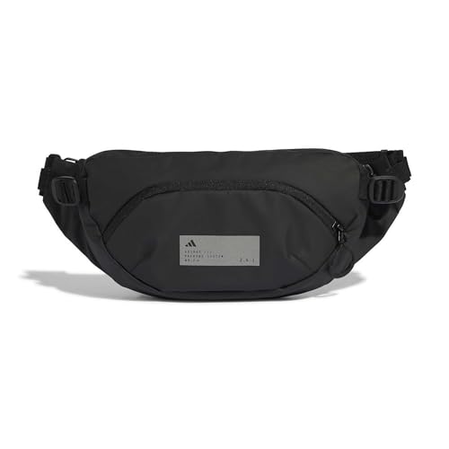adidas Unisex ADIDAS HYBRID WAISTBAG, Black/Reflective Silver, One Size