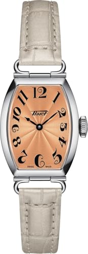 Tissot Montre Analogique Quartz Heritage Porto Bracelet Cuir Noir Classique Femme