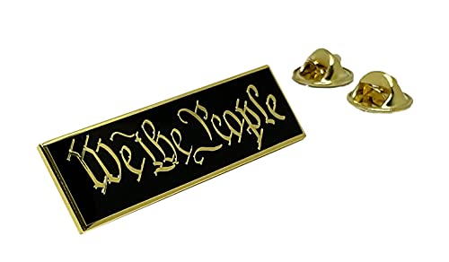 We The People Lapel Pin - 4th of July Independence Day Brooch - United States Constitution Badge4