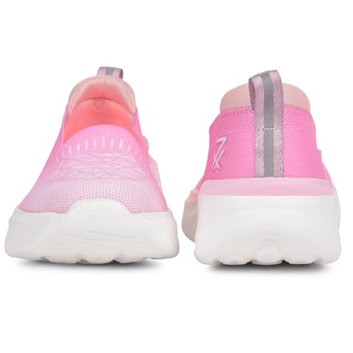 Image of Liberty LEAP7X Pink & Purple Walking Shoes for Women - Slip-On Daily Walks