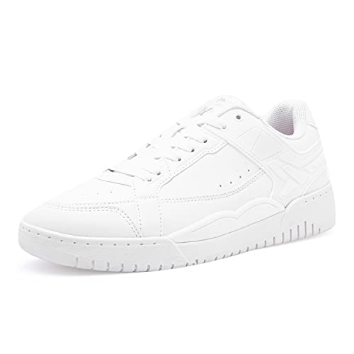 Image of Red Tape Women's Sneakers White Pu Round Lace-Up Lightweight Comfort