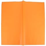 DIYEAH 20 Hojas Papel para Envolver Flores Bicolor Naranja y Marrón Papel Decorativo Floral para Manualidades DIY y Ramos Resistente para Regalos y Artesanía