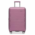 Traveler's Choice Pagosa Indestructible Hardshell Expandable Spinner Luggage, Mauve, 3-Piece Set (22/26/30) - Image 3