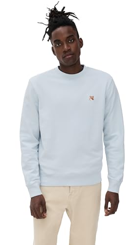 Maison Kitsuné Men's Fox Head Patch Regular Sweatshirt