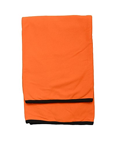 Monag Infant Unisex Ringer Blanket Orangee/Black OS