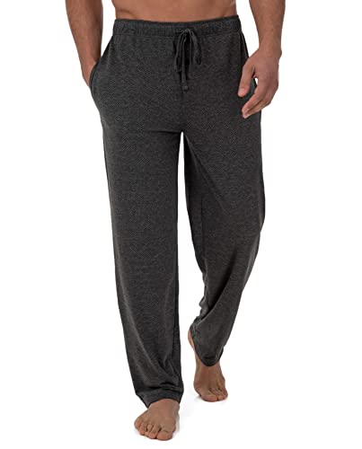Fruit of the Loom Men?s Sleepwear | Moisture Wicking Pajama Pant| 28% Cotton / 72% Polyester Blend| Grey, XX-Large