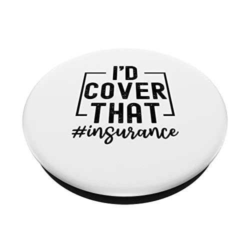 Insurance Agent PopSockets Swappable PopGrip, Black - Image 2