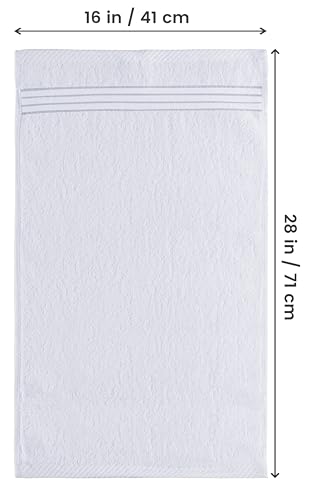 Utopia Towels - Premium Hand Towels - 100% Combed Ring Spun Cotton, Ultra Soft and Highly Absorbent, Exrta Large Thick Hand towels 41 x 71 cm, Hotel & Spa Quality Hand Towels (6-Pack) (White) - Cosy Home Interiors Utopia Towels - Premium Hand Towels - 100% Combed Ring Spun Cotton, Ultra Soft and Highly Absorbent, Exrta Large Thick Hand towels 41 x 71 cm, Hotel & Spa Quality Hand Towels (6-Pack) (White) - Image 2