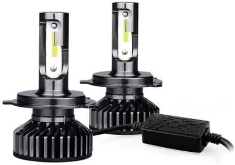 BEAMFLY Lampadine LED H7 18000LM - Kit Conversione Per Fari Lenticolari, Luce Bianca Fredda 6000K, 100W Alta Potenza