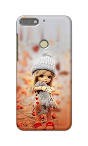Image of PRINTFIDAA Doll Cute Girl Amazing Beauty Little Kid Child Playing Hard Back Cover for Honor 7C / Huawei Y7 Prime (2018) / Y7 (2018) / Nova 2 Lite Back Cover -(P6) KAT1001