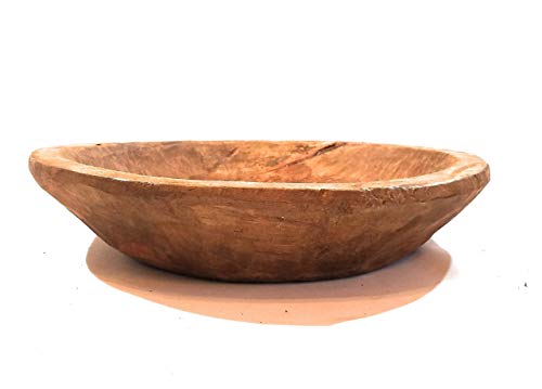 Round Wooden Bowl Dough Bowl- The Ponderosa - Thumbnail 3