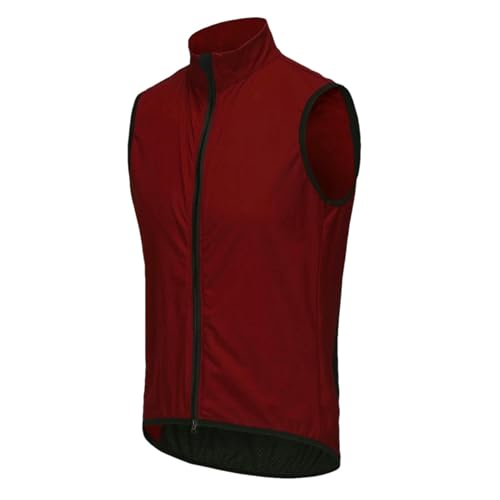 Gilet coupe-vent léger sans manches pour homme veste extensible noire