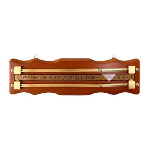 Marqueur de score billard bois à glissières fluides