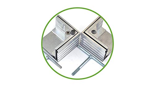 Recessed Manhole Cover Drainage Access Cover Inspection Chamber And Frame- Opening 450mm x 450mm External Use- Aluminium Recessed Manhole Cover 2 Seals