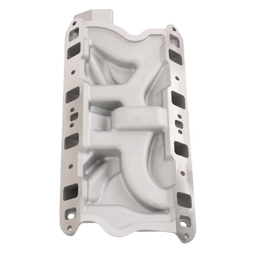 Image of DICMIC Aluminum Dual Plane Intake Manifold Compatible with Ford Small Block Windsor V8 5.8L 351W Idle-6800 RPM Range Replace# 84023