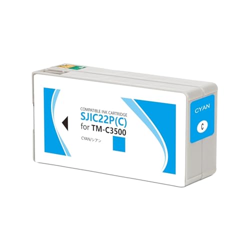 Cartouche compatible Epson C3500 SJIC22P encre pigmentée pour étiquettes