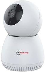 Trueview 5MP Smart CCTV Wi-fi Home Security Camera with Pan Tilt 360° View, 2 Way Talk, Cloud Monitor, Motion Detect, Supports SD Card Up to 256 GB, Night Vision (5MP-Robot)