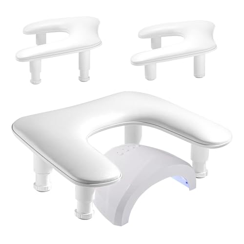 Repose-bras ongles ergonomique en U avec support amovible