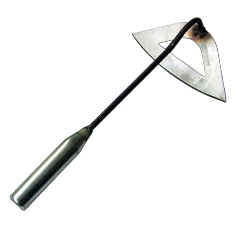 Ulafbwur Handheld Hoe Hollow Hoe High Durability Anti-Deform Iron Small Hoe Durable Edge Gardening Tools For Home Garden Hoe Weeding Hoe