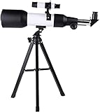 【Óptica de calidad】 El telescopio astronómico presenta una longitud focal de 300 mm y una gran apertura de 70 mm, vidrio óptico totalmente multicapa con alta transmisión, creando imágenes impresionantes con mayor brillo y claridad.