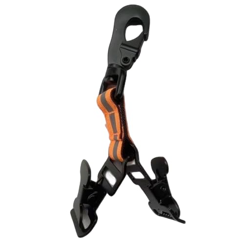 Rachlicy Guante de Bomberos Correa de Seguridad Reflectante Glove Clips Anti-Slip Nylon Accesorios de Bomberos para Rescate al Aire Libre