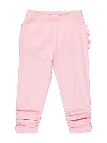 Image of RuffleButts Baby Girls Fall Fall - Stretchy Ruched Toddler Ruffle Leggings