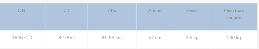 Andador fijo de aluminio – U69 2