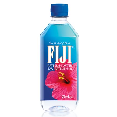 FIJI Water Natural Artesian Water Bottles, 6 x 500 ml (Pack of 4, Total 24 Bottles)