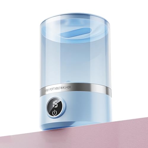 Nixiara Mini lavadora portátil, 1,7 L, limpieza profunda silenciosa, gran capacidad, lavadora de viaje, ropa de bebé, ropa interior, lavadora, para casa, apartamento, camping, hotel