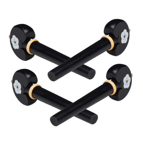 Milisten Wooden Cello Tuning Pegs Set of 4 Decorative Tuners for Cello Strings Safe for Hands Easy to Operate