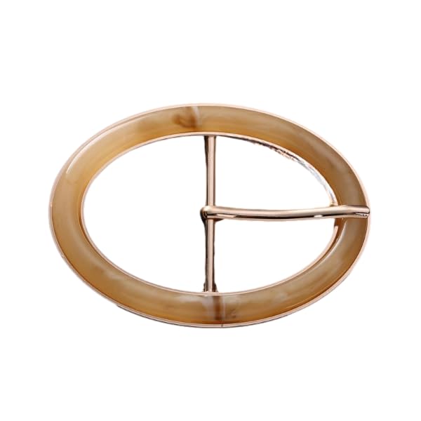 20 piezas interior 30/40/50 mm hebilla de cintura ajustable de aleación de metal de resina ovalada con pasador Reemplazo de hebilla de cinturón de aleación de metal para hebilla deslizante de pretina