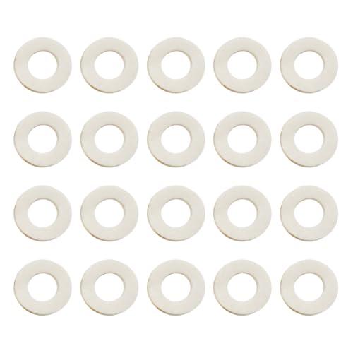 UUYYEO 20 Pcs Trumpet Valve Felt Pads Washers Trumpet Top Cap Washers Trumpet Valve Cushion Trumpet Key Pads Trumpet Valve Replacement Parts