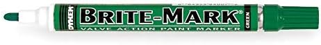 Dykem Paint Marker, Brite Mark(R) 916, Green - 84007 Pack of 5