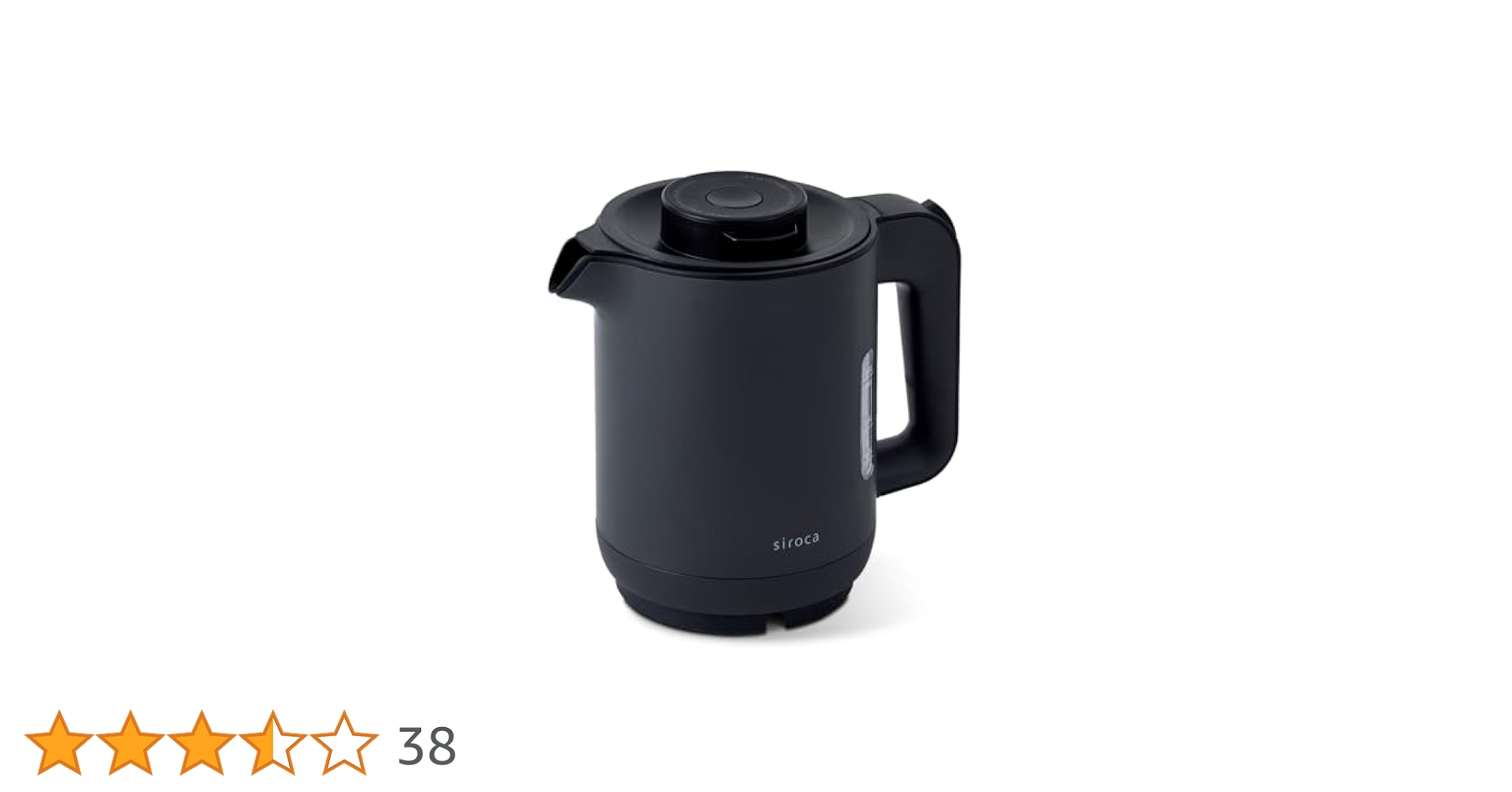 Amazon | シロカ 電気ケトル [ミニポット/電気ポット/0.8L/1300W