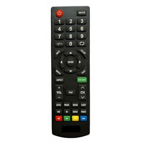 Image of Upix LCD /LED Remote No. IX649, Compatible /Replacement for Intex LCD /LED TV Remote Control (Exactly Same Remote Will Only Work)