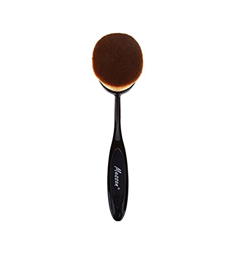 Kingstar Oval Makeup Brush Cosmetic Foundation Cream Powder Blush Makeup Tool(Black)