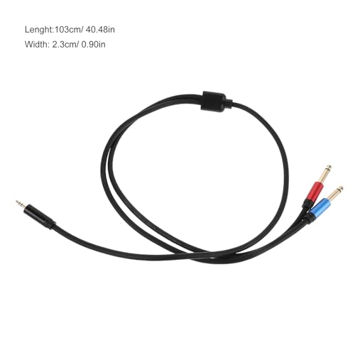 Cable extensor para auriculares estéreo con transmisión sin pérdida para micrófono 2