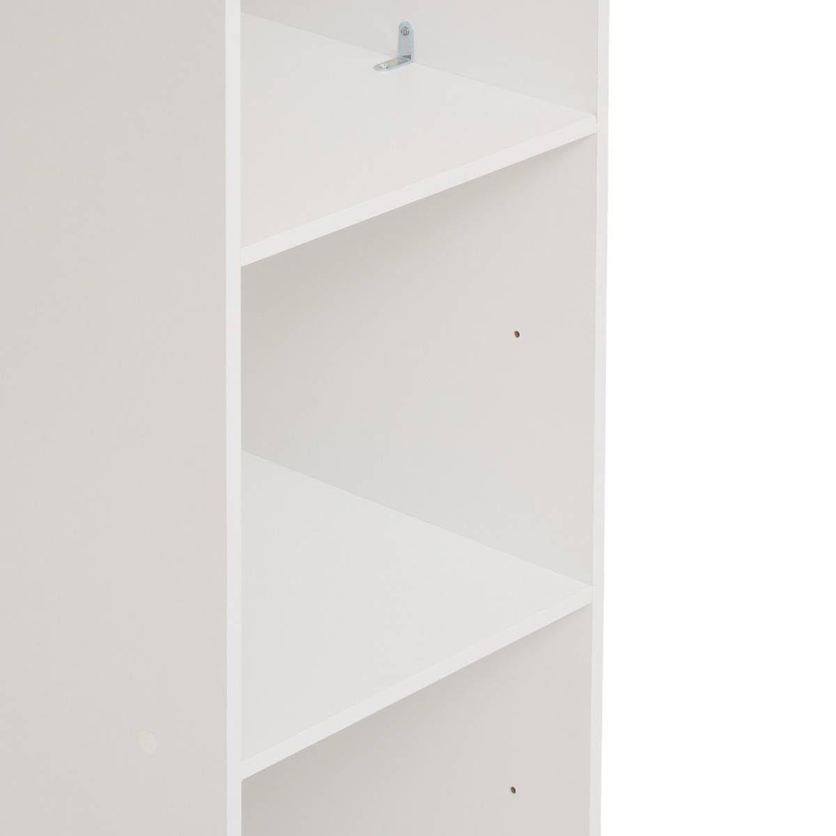 5 five simply smart 5five - Étagère Colonne Mix'N'Modul Blanche - 3 Cases, L 34,5 x P 32 x H 100,5 cm - Meuble de Rangement pour Salon, Chambre, Bureau