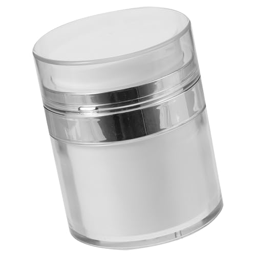 HAMPPLIES Dispensador de Crema Vacío Botella Cosmética Portátil con Bomba Presión para Viaje Antideslizante Duradera y Ligera