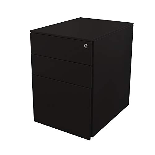 Preisvergleich Produktbild Ergotopia Rollcontainer / Top verarbeiteter abschließbarer Bürocontainer aus hochwertigem Stahl / Für Akten, Schreibwaren und Büroutensilien